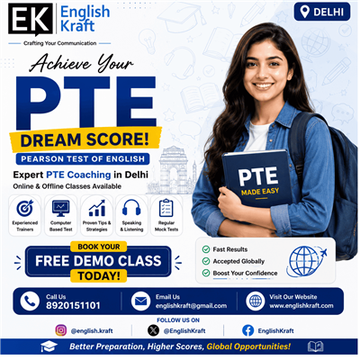 PTE Coaching in Delhi for Focused Exam Preparation – Contact Us Now!