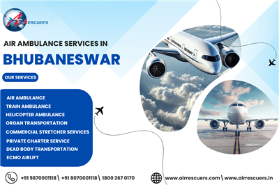 Air Ambulance Services in Bhubaneswar Medical Team Support