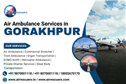 Air Ambulance Services in Gorakhpur  Hospitals with Care