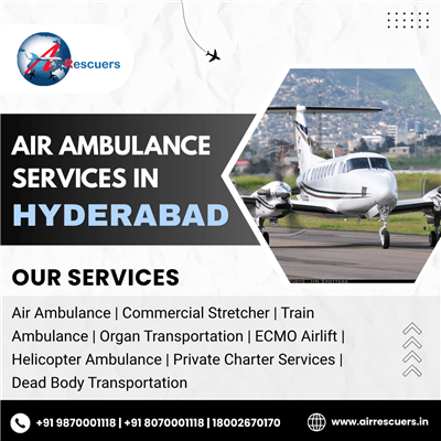 Air Ambulance Services in Hyderabad for Advanced Medical Transfer Planning