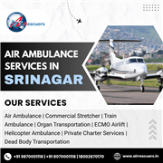 Air Ambulance Services in Srinagar for Medical Transfers Across Challenging Rout