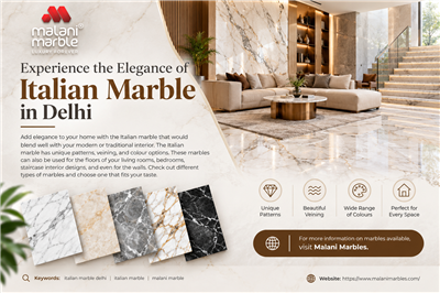 Experience the Elegance of Italian Marble in Delhi