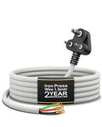 FEDUS 6A 3 Pin Heavy Duty Iron Power Cord White