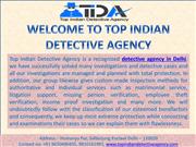 Experienced Private Detectives in Delhi