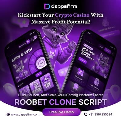 Be iGaming Ready with Advanced and Secure Roobet Clone Script Today