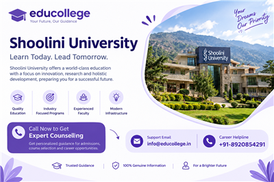 Why Consider Shoolini University Online?