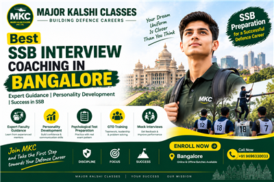 Top SSB Interview Coaching in Bangalore | Online SSB Classes by MKC