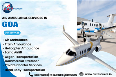 Air Ambulance Services in Goa for Long-Distance Medical Transfers
