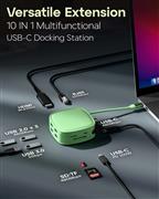 FEDUS 10 in 1 USB C Hub, Type C Docking Station