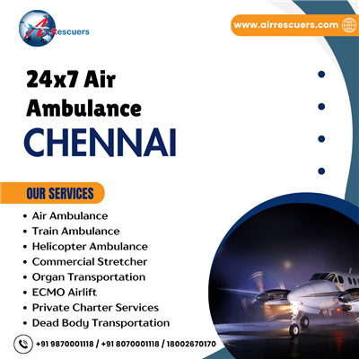 Air Ambulance Service in Chennai for Stroke Patients